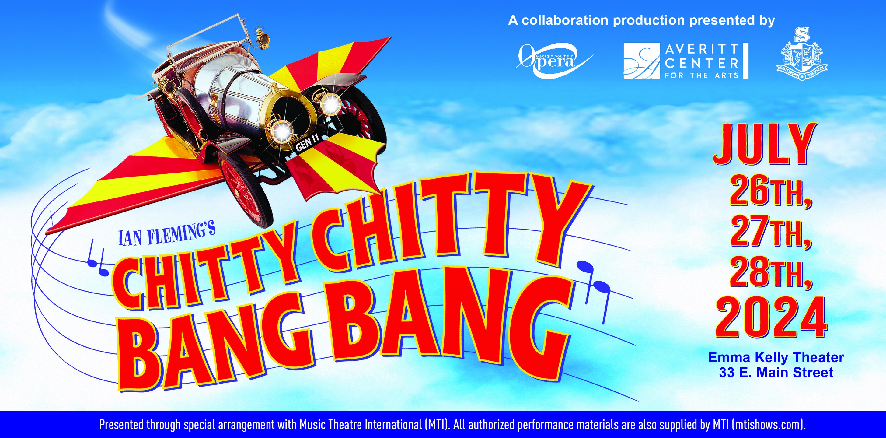 Chitty Chitty Bang Bang | Visit Statesboro